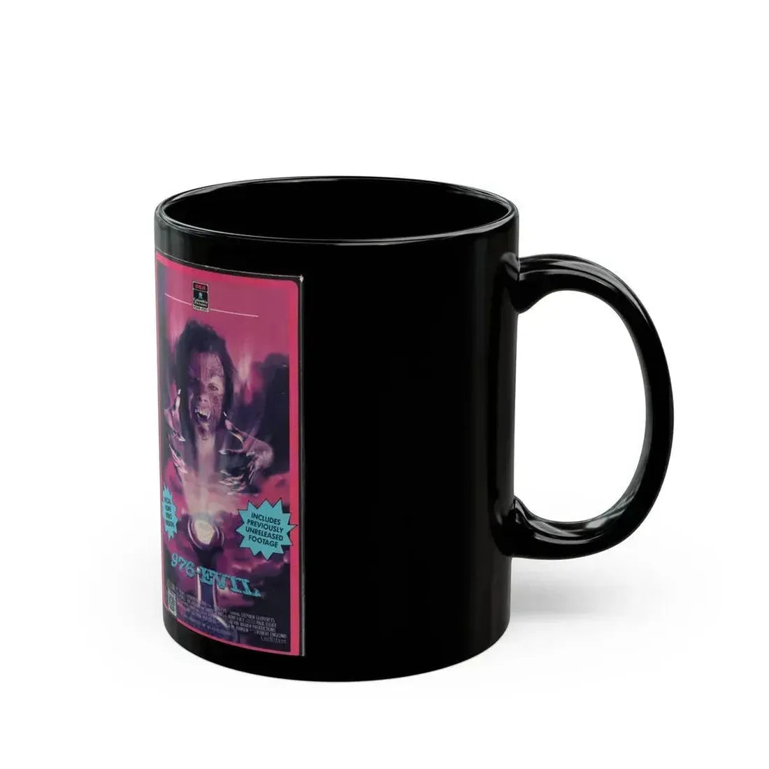 976 EVIL (VHS COVER) - Black Coffee Mug - Go Mug Yourself
