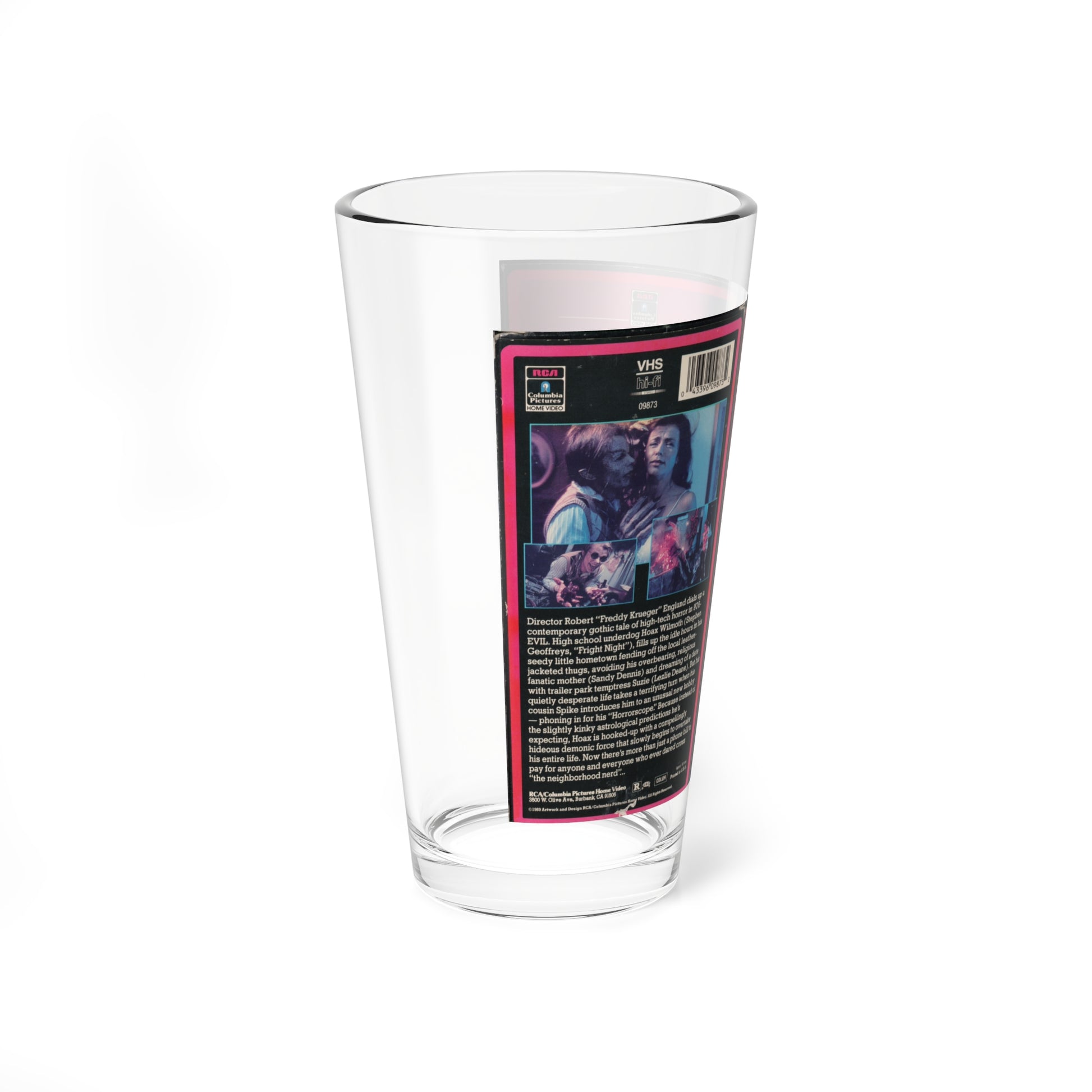 976 EVIL (VHS COVER) Pint Glass 16oz-Go Mug Yourself