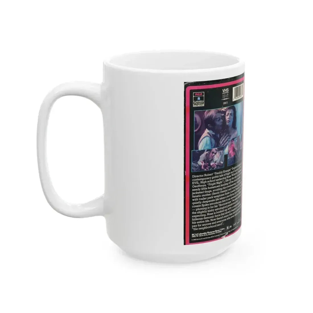 976 EVIL (VHS COVER) - White Coffee Mug - Go Mug Yourself