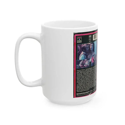 976 EVIL (VHS COVER) - White Coffee Mug - Go Mug Yourself