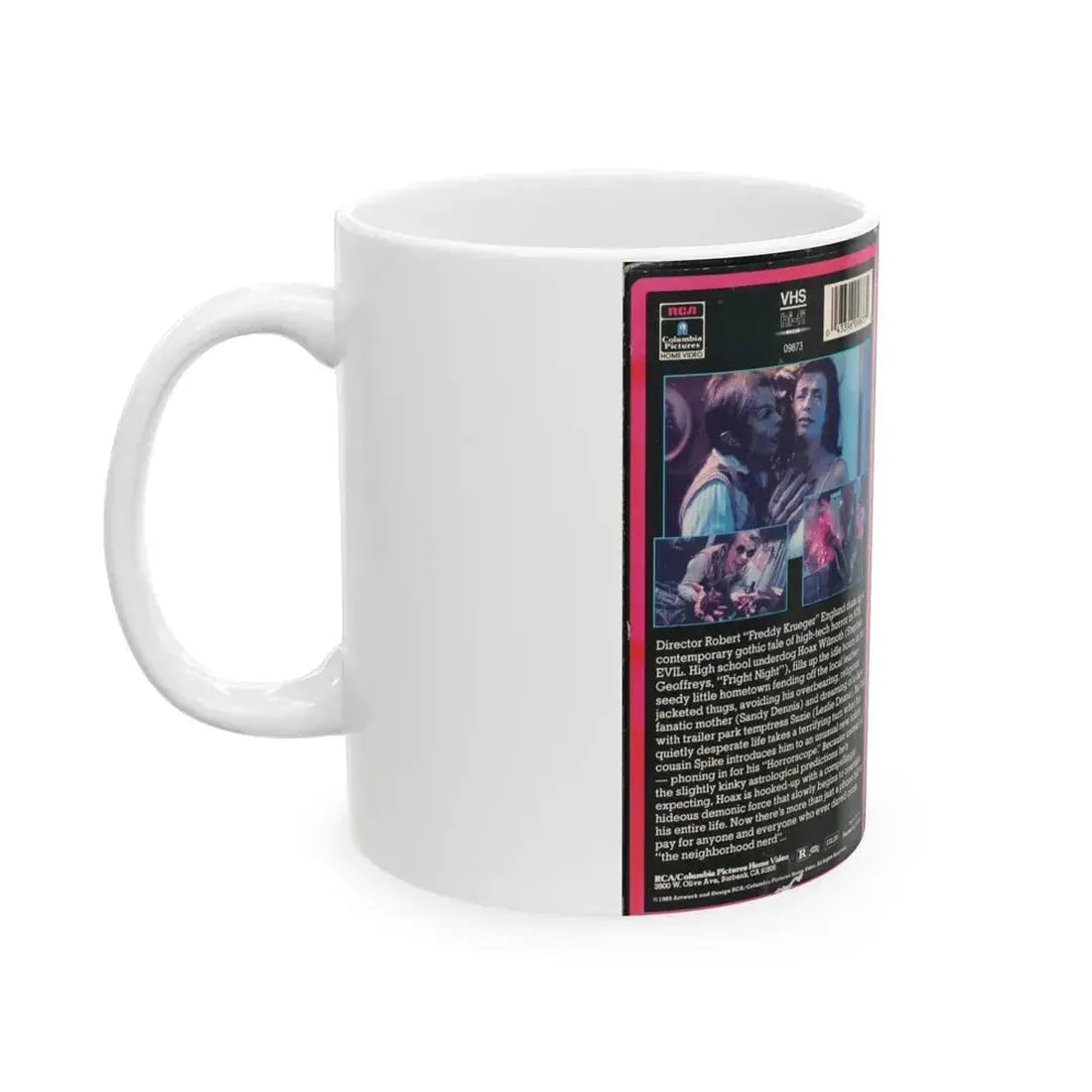976 EVIL (VHS COVER) - White Coffee Mug - Go Mug Yourself