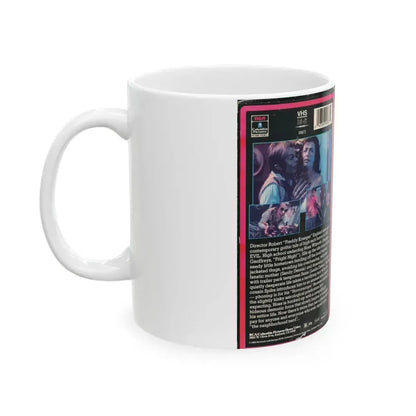 976 EVIL (VHS COVER) - White Coffee Mug - Go Mug Yourself