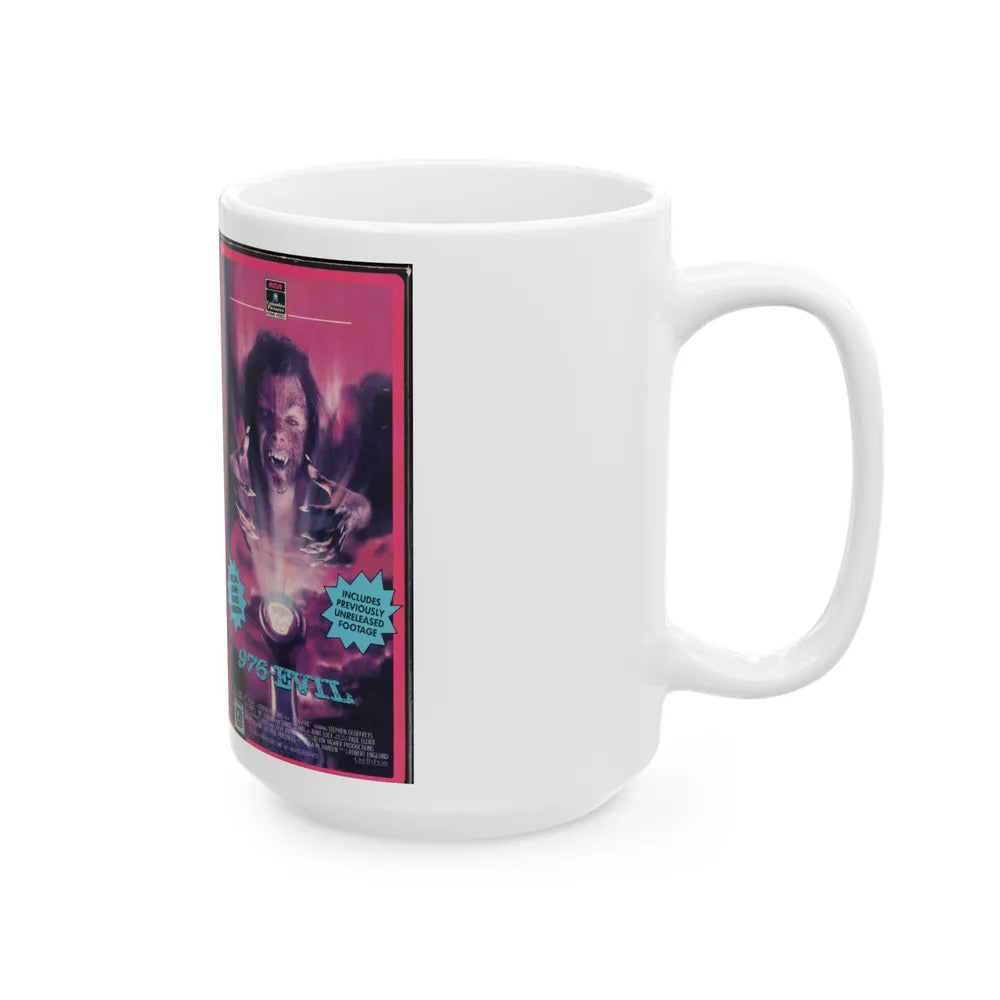 976 EVIL (VHS COVER) - White Coffee Mug-Go Mug Yourself