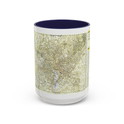 USA - Washington, Suburban (1948) (Map) Accent Coffee Mug
