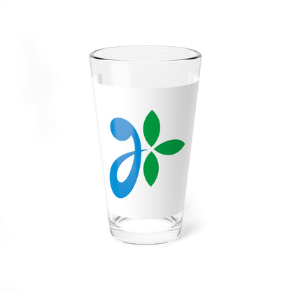 Flag of Misato Miyazaki (Japan) Pint Glass 16oz