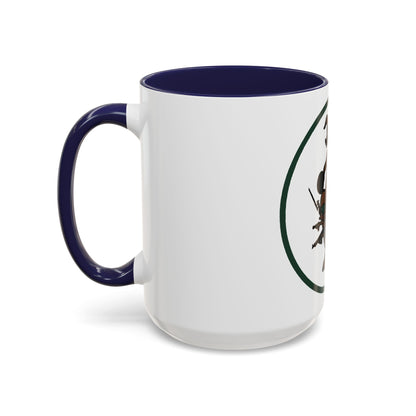 52 Airlift Squadron AMC (U.S. Air Force) Accent Coffee Mug