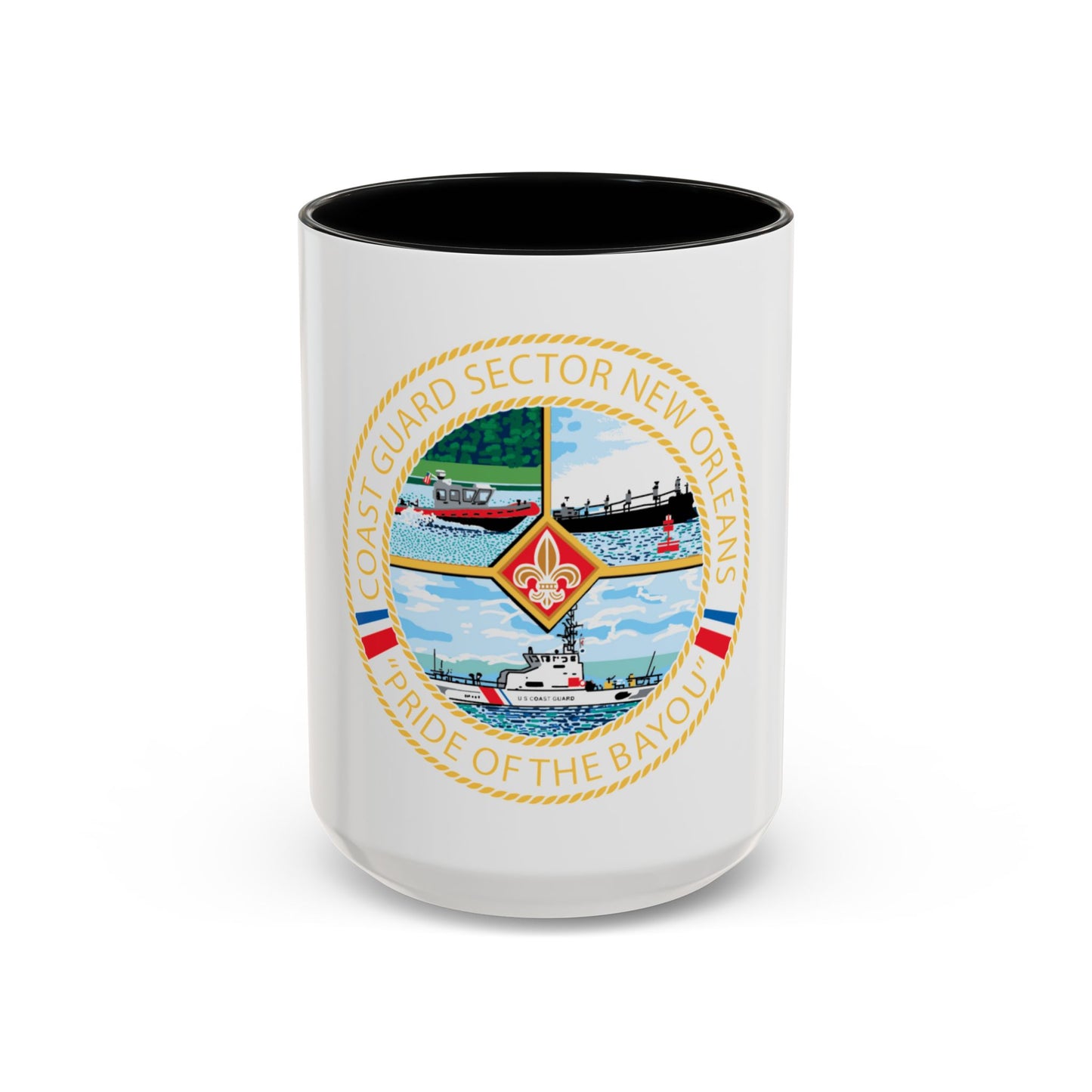 USCG Sector New Orleans   Pride of the Bayou (U.S. Coast Guard) Accent Coffee Mug