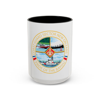 USCG Sector New Orleans   Pride of the Bayou (U.S. Coast Guard) Accent Coffee Mug