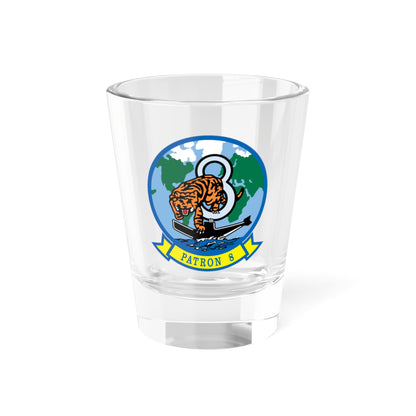 VP 8 PATRON 8 (U.S. Navy) Shot Glass 1.5oz