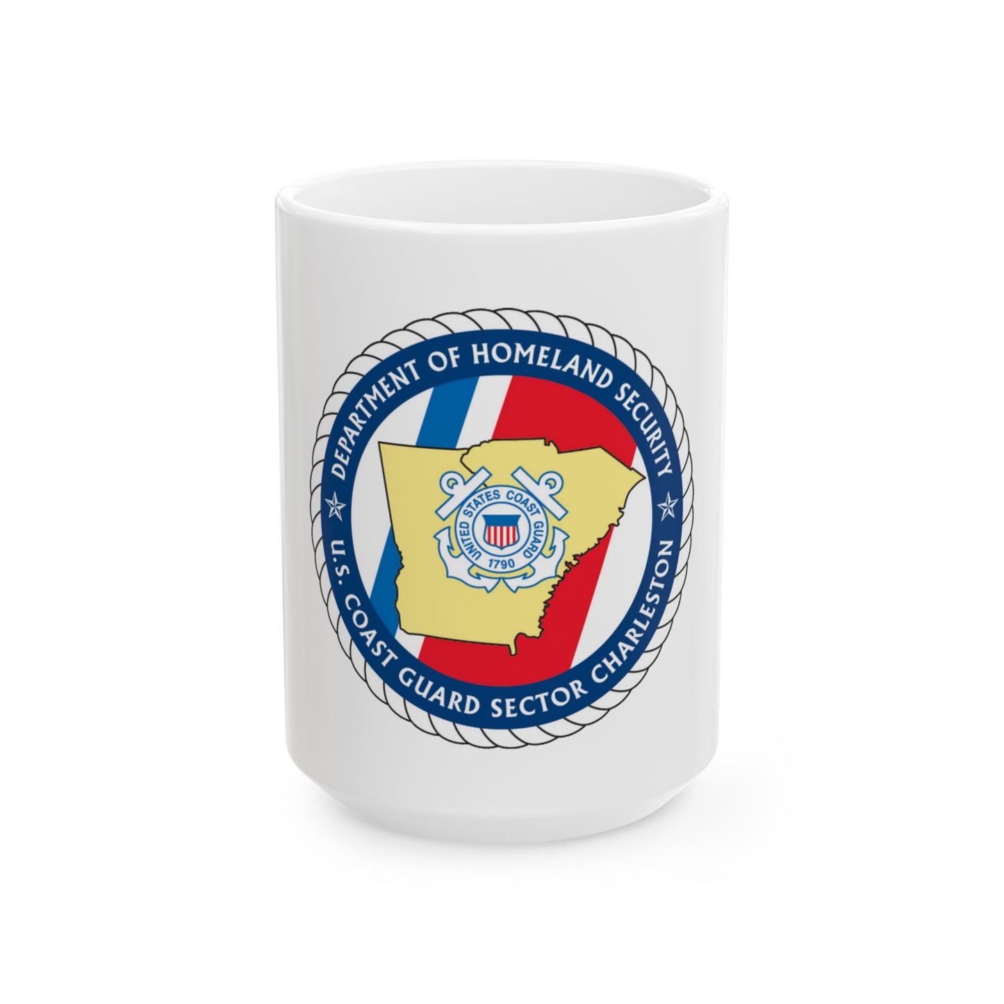 USCG Sector Charleston   DHS (U.S. Coast Guard) White Coffee Mug
