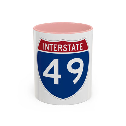 Interstate 49 (U.S. Highways) Accent Coffee Mug