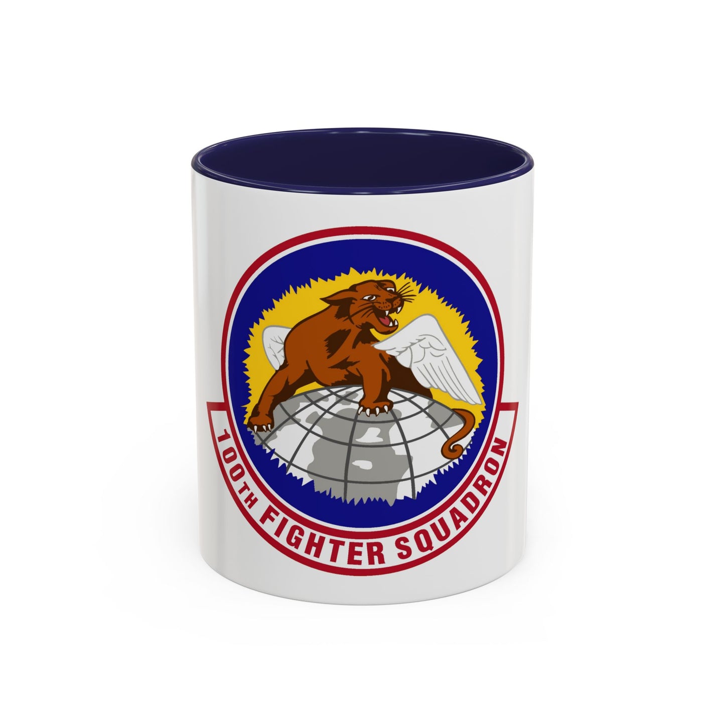 100th Fighter Squadron (U.S. Air Force) Accent Coffee Mug