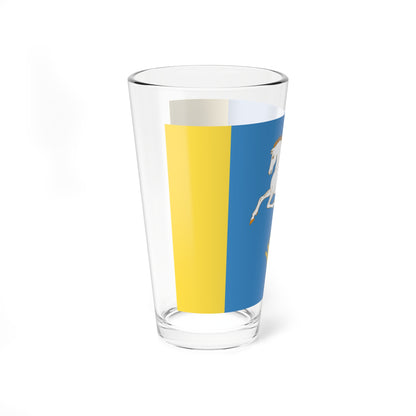 Flag of Ilishevsky rayon (Russia) Pint Glass 16oz
