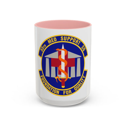 55th Medical Support Squadron (U.S. Air Force) Accent Coffee Mug