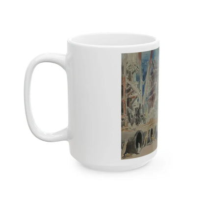 Construction, circa 1911 - White Coffee Mug-Go Mug Yourself