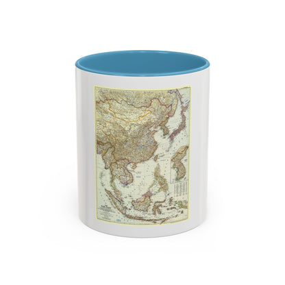 Far East (1952) (Map) Accent Coffee Mug