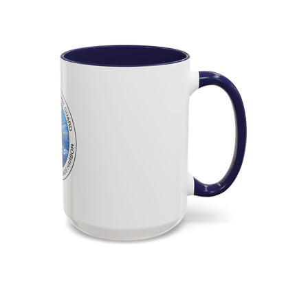 USCG Station Channel Islands Harbor (U.S. Coast Guard) Accent Coffee Mug
