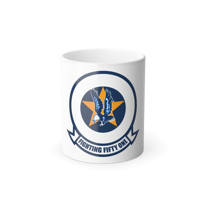 VFA 51 Fighting Fifty One (U.S. Navy) Color Changing Mug 11oz