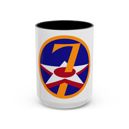 7 Air Force (U.S. Army) Accent Coffee Mug