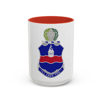 142nd Infantry Regiment (U.S. Army) Accent Coffee Mug