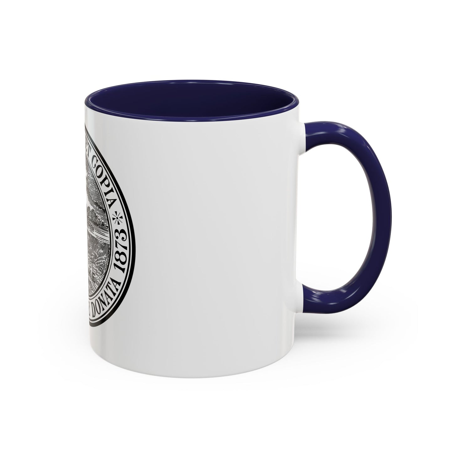 Seal of Holyoke Massachusetts - Accent Coffee Mug