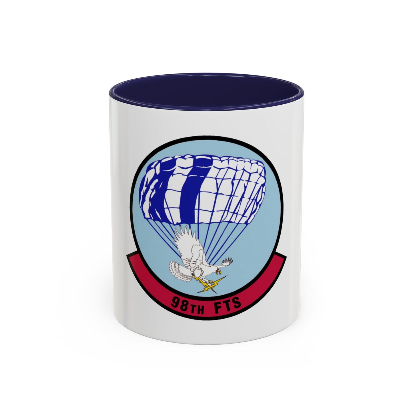 98 Flying Training Squadron AETC (U.S. Air Force) Accent Coffee Mug