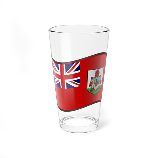 Nuvola Bermudian flag (United Kingdom) Pint Glass 16oz