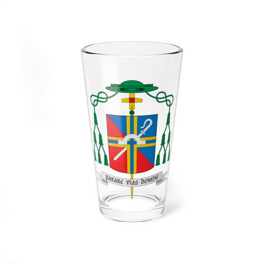 Escudo de Gregório Paixão Neto (Spain) (Coat of Arms) Pint Glass 16oz