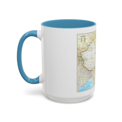 China - The People's Republic (1980) (Map) Accent Coffee Mug