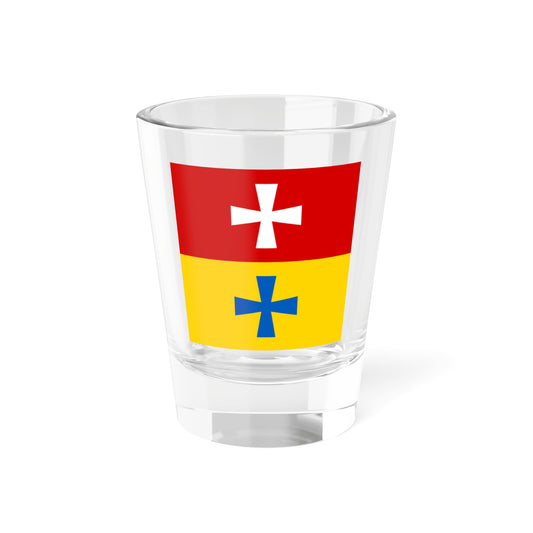 Rozhyshe flag (Ukraine) Shot Glass 1.5oz