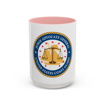 USCG Judge Advocate General (U.S. Coast Guard) Accent Coffee Mug