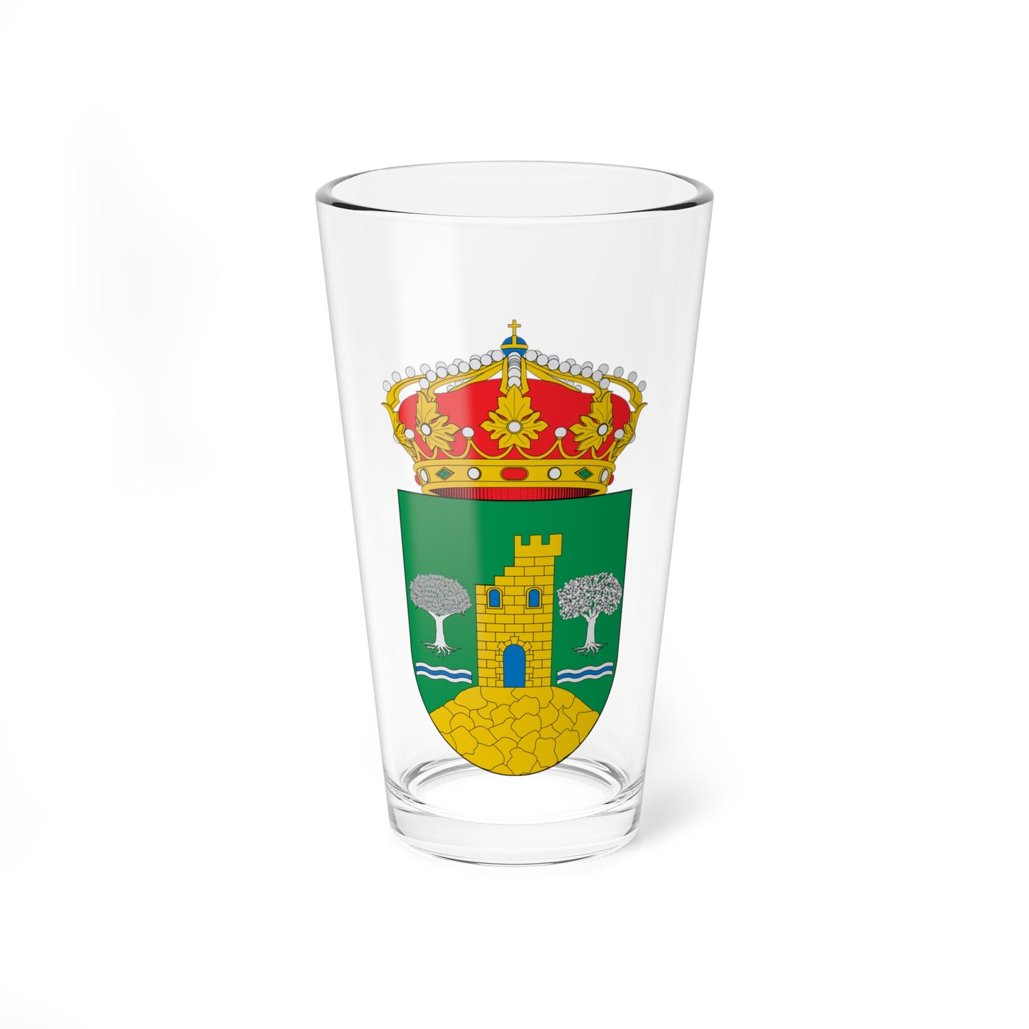Escudo de Abrucena (Spain) (Coat of Arms) Pint Glass 16oz