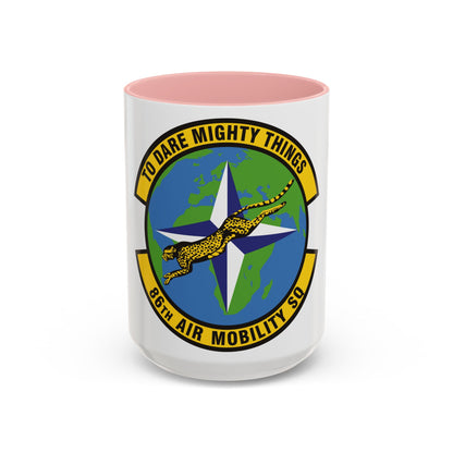 86th Air Mobility Squadron (U.S. Air Force) Accent Coffee Mug