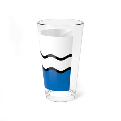 Fisel District Flag (France) Pint Glass 16oz