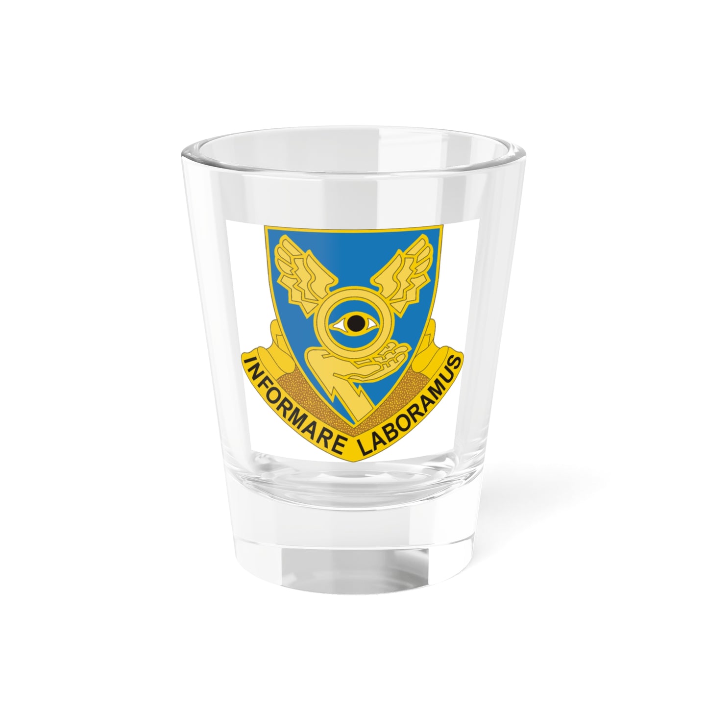 Verre à liqueur du 1er bataillon du renseignement militaire (armée américaine) 1,5 oz