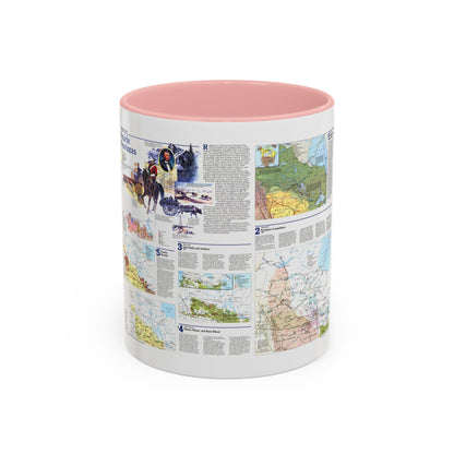 Canada - Prairie Provinces 2 (1995) (Map) Accent Coffee Mug