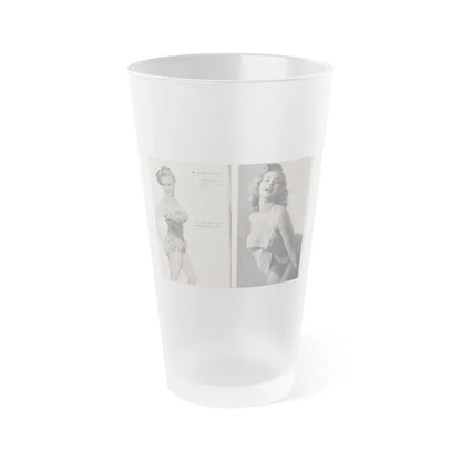 Norma Sykes #145 - Scanned Mag. 66 Photos (Vintage Female Icon) Frosted Pint 16oz-16oz-Frosted-Go Mug Yourself