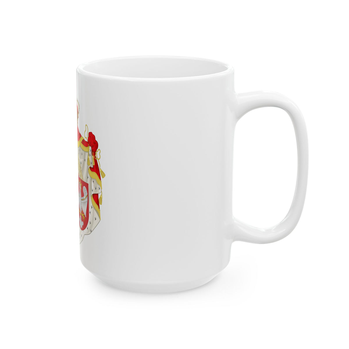 Coat of arms of Jadwiga of Poland - White Coffee Mug