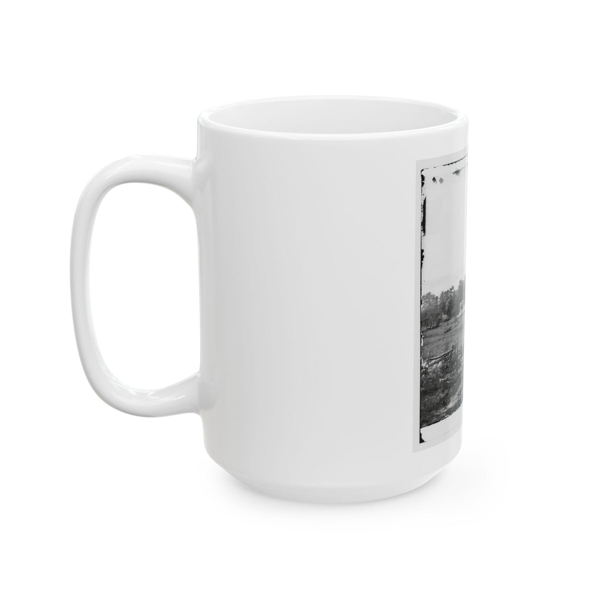 Gettysburg, Pa. Headquarters Of Gen. George G. Meade On Cemetery Ridge (U.S. Civil War) White Coffee Mug