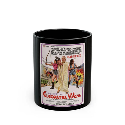 CLEOPATRA WONG 1978 Movie Poster - Black Coffee Mug-11oz-Go Mug Yourself