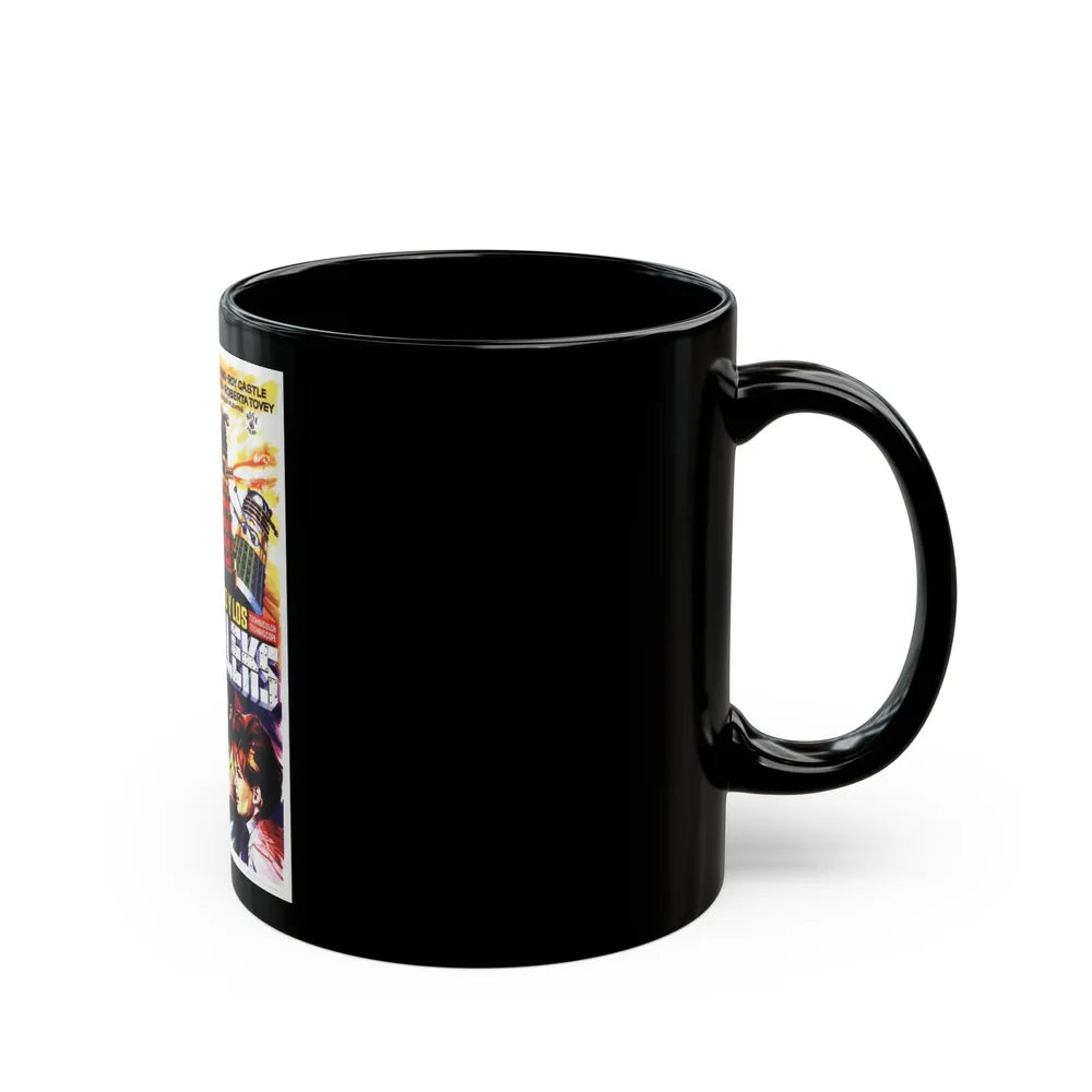 DR. WHO & THE DALEKS (SPANISH) 1965 Movie Poster - Black Coffee Mug-Go Mug Yourself