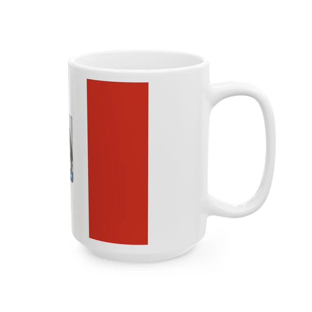 Flag of Novgorod Oblast Russia - White Coffee Mug-Go Mug Yourself