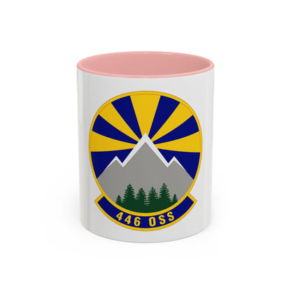 446 Operations Support Squadron (U.S. Air Force) Accent Coffee Mug