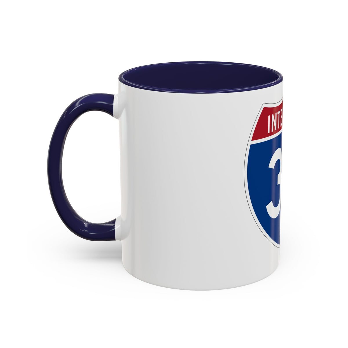 Interstate 39 (U.S. Highways) Accent Coffee Mug