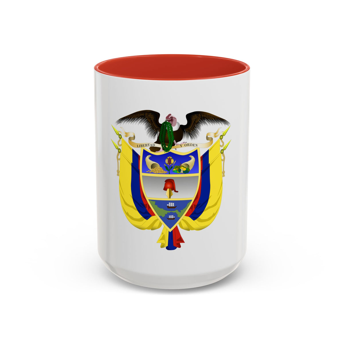 Coat of arms of Colombia 5 - Accent Coffee Mug
