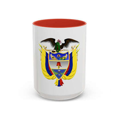 Coat of arms of Colombia 5 - Accent Coffee Mug