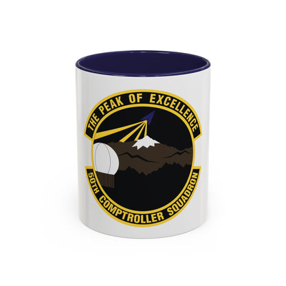50th Comptroller Squadron (U.S. Air Force) Accent Coffee Mug