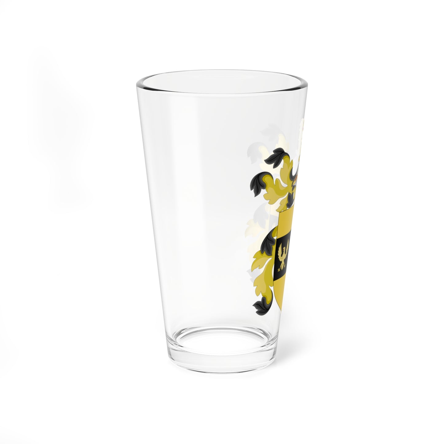 Coat of Arms of William Henry Harrison and Benjamin Harrison (United States) (Coat of Arms) Pint Glass 16oz