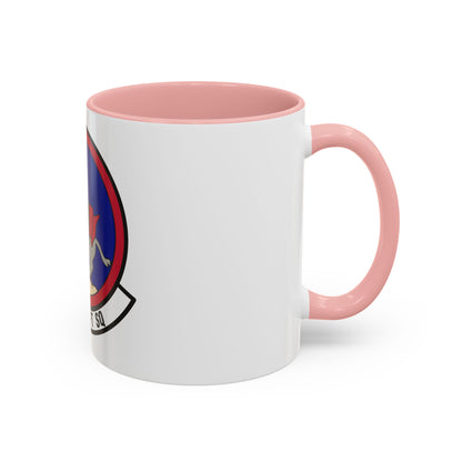 22d Airlift Squadron (U.S. Air Force) Accent Coffee Mug