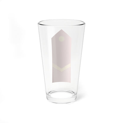 02 Moroccan Royal Guard PFC (Morocco) (Military Rank) Pint Glass 16oz
